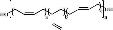 端羟基聚丁二烯结构式
